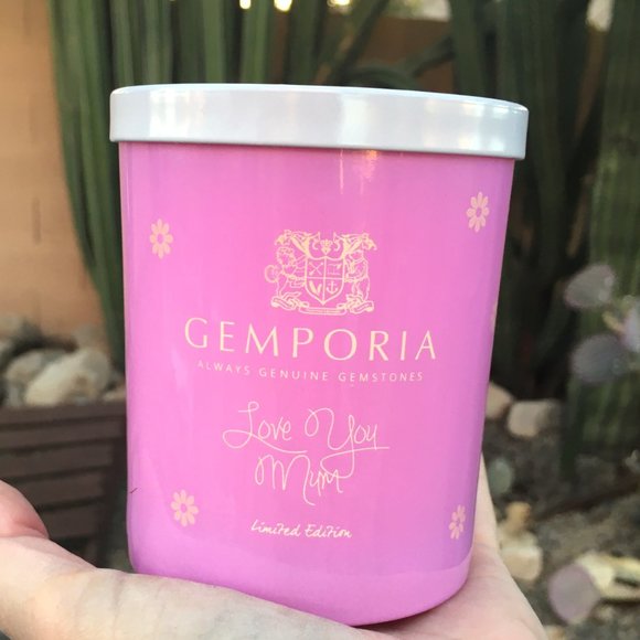 Rose Quartz "Love You Mum" Soy Candle & Stretchy Bead Bracelet Mother's Day - Picture 3 of 16